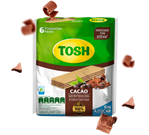 Galletas Wafer Cacao Tosh