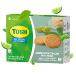 Producto galleta de limón y té verde TOSH