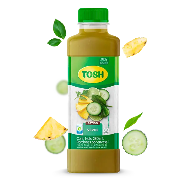 Producto batido verde rtd TOSH